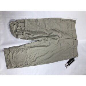 Columbia Omni Shield, Titanium (UPF50), high performance, capris, Khaki, Size 16